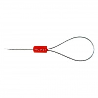 Пломба тросовая номерная 220 мм, самофиксирующаяся