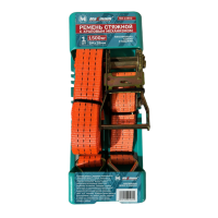 Ремень стяжной с храповым механизмом 1,5 тонны 5 м x 38 мм, 1шт., 303, "MAXIMUM" MX 14602